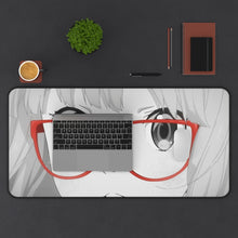 Load image into Gallery viewer, Kuriyama Mirai Mouse Pad (Desk Mat) With Laptop
