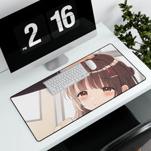 Load image into Gallery viewer, Anime Girl Mouse Pad (Desk Mat) With Laptop
