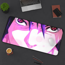 Load image into Gallery viewer, Sasuke (Mangekyou sharingan) Mouse Pad (Desk Mat) On Desk
