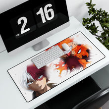 Load image into Gallery viewer, Shoto Todoroki / Enji Todoroki Mouse Pad (Desk Mat) With Laptop
