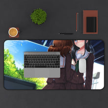 Load image into Gallery viewer, Sound! Euphonium Kumiko Oumae, Asuka Tanaka Mouse Pad (Desk Mat) With Laptop
