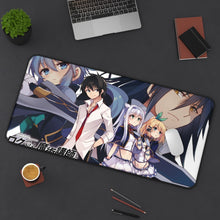 Load image into Gallery viewer, Rokudenashi Majutsu Koushi To Akashic Records Sistine Fibel, Glenn Radars, Rumia Tingel, Albert Frazer Mouse Pad (Desk Mat) On Desk
