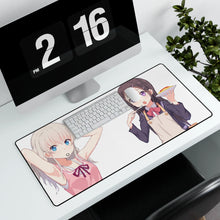 Load image into Gallery viewer, Cute girls of charlotte Mouse Pad (Desk Mat) With Laptop
