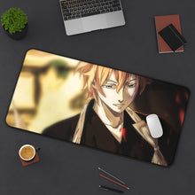 Load image into Gallery viewer, Satoshi Isshiki Mouse Pad (Desk Mat) On Desk
