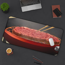 Load image into Gallery viewer, Yuzu&#39;s Steak! Mouse Pad (Desk Mat) On Desk
