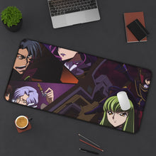 Load image into Gallery viewer, Code Geass Lelouch Lamperouge, Suzaku Kururugi, Jeremiah Gottwald, Lloyd Asplund, Cornelia Li Britannia Mouse Pad (Desk Mat) With Laptop

