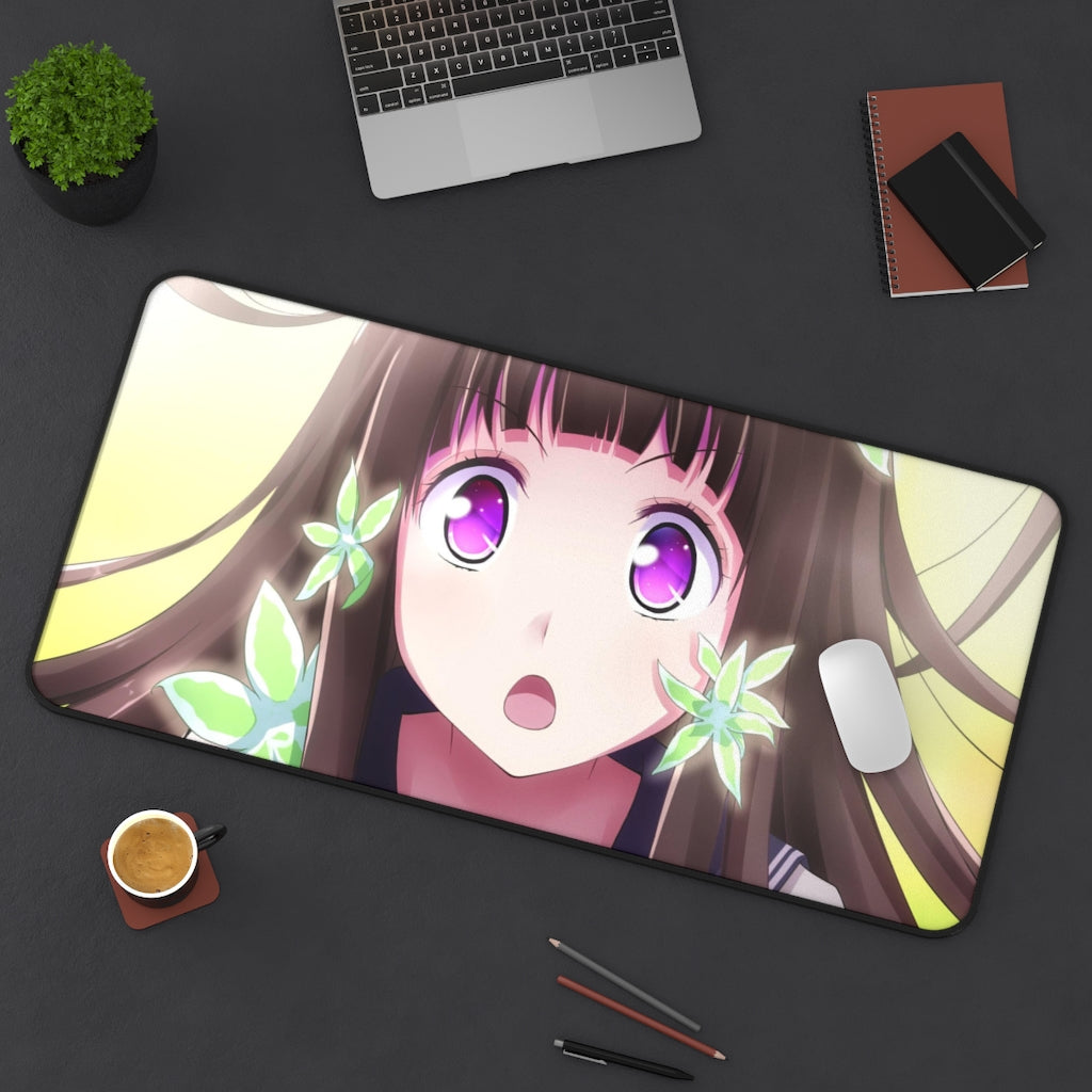 Hyouka Eru Chitanda Mouse Pad (Desk Mat) On Desk