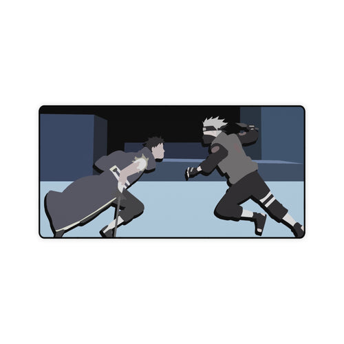 Minimalist Kakashi vs Obito Mouse Pad (Desk Mat)