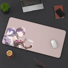 Load image into Gallery viewer, Haruhiro and Mary Mouse Pad (Desk Mat) On Desk
