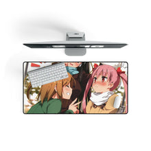 Load image into Gallery viewer, Anime Girl Mouse Pad (Desk Mat) On Desk
