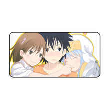 Load image into Gallery viewer, A Certain Magical Index Kamijou Touma, Index Librorum Prohibitorum, Mikoto Misaka Mouse Pad (Desk Mat)
