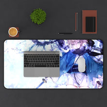 Load image into Gallery viewer, Fate/Grand Order Saber Mouse Pad (Desk Mat) With Laptop
