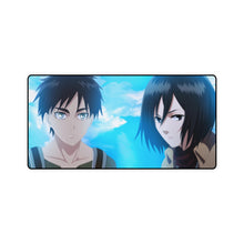 Load image into Gallery viewer, Eren and Mikasa Mouse Pad (Desk Mat)
