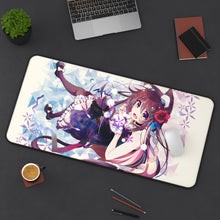 Load image into Gallery viewer, Cat Ears RULE Mouse Pad (Desk Mat) On Desk
