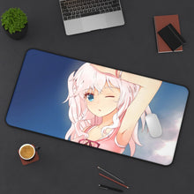 Load image into Gallery viewer, Nao Tomori Face Mouse Pad (Desk Mat) On Desk
