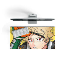 Load image into Gallery viewer, My Hero Academia Katsuki Bakugou Mouse Pad (Desk Mat) On Desk
