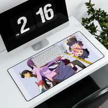 Load image into Gallery viewer, Monogatari (Series) Mouse Pad (Desk Mat) With Laptop
