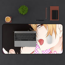 Load image into Gallery viewer, Durarara!! Izaya Orihara, Shizuo Heiwajima Mouse Pad (Desk Mat) With Laptop
