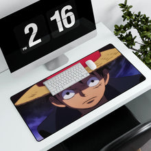 Load image into Gallery viewer, One Piece Monkey D. Luffy Mouse Pad (Desk Mat) With Laptop
