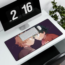 Load image into Gallery viewer, My Hero Academia Izuku Midoriya, Katsuki Bakugou Mouse Pad (Desk Mat) With Laptop
