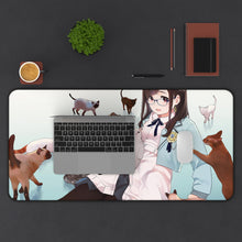 Load image into Gallery viewer, Anime Original Mouse Pad (Desk Mat) With Laptop

