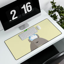 Load image into Gallery viewer, Totoro minimalist Mouse Pad (Desk Mat) With Laptop
