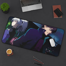 Load image into Gallery viewer, Darker Than Black Hei, Yin, Mao Mouse Pad (Desk Mat) On Desk
