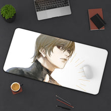 Load image into Gallery viewer, Death Note Light Yagami Mouse Pad (Desk Mat) On Desk
