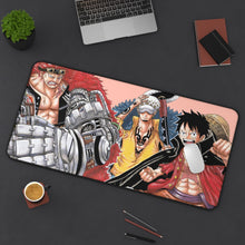 Load image into Gallery viewer, One Piece Monkey D. Luffy Mouse Pad (Desk Mat) On Desk
