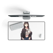 Load image into Gallery viewer, Anime Girl Mouse Pad (Desk Mat) On Desk
