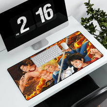 Load image into Gallery viewer, Sabo,Ace and Luffy Mouse Pad (Desk Mat) With Laptop
