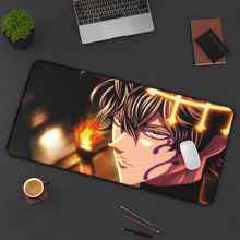 Load image into Gallery viewer, Black Clover Yuno Mouse Pad (Desk Mat) On Desk
