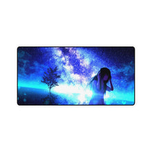 Load image into Gallery viewer, Girl listening to music on beautiful starry night Mouse Pad (Desk Mat)
