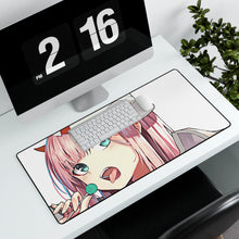 Load image into Gallery viewer, Darling in the FranXX Mouse Pad (Desk Mat) With Laptop
