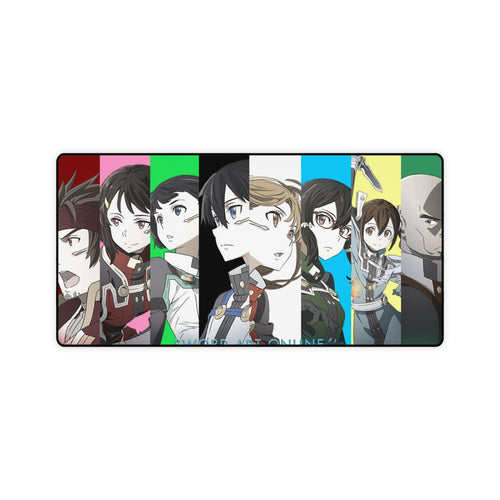 Sword Art Online Kazuto Kirigaya, Asuna Yuuki, Suguha Kirigaya, Ryoutarou Tsuboi, Keiko Ayano Mouse Pad (Desk Mat)