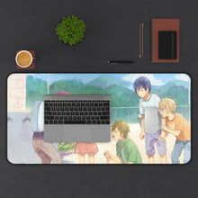 Load image into Gallery viewer, Free! Rin Matsuoka, Makoto Tachibana, Haruka Nanase, Nagisa Hazuki, Gou Matsuoka Mouse Pad (Desk Mat) With Laptop
