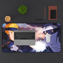 Load image into Gallery viewer, Naruto Vs Sasuke Mouse Pad (Desk Mat) With Laptop
