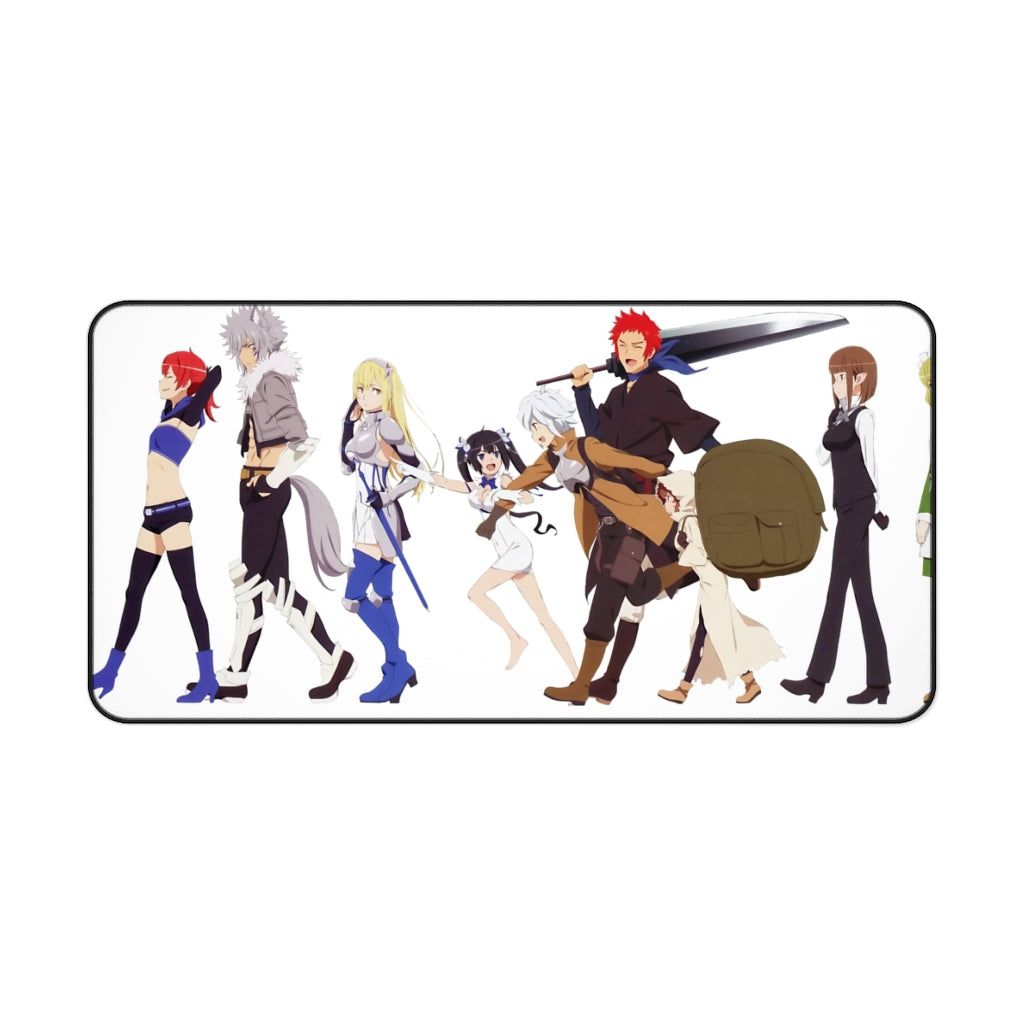 Is It Wrong To Try To Pick Up Girls In A Dungeon? Mouse Pad (Desk Mat)