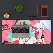 Load image into Gallery viewer, Panty &amp; Stocking with Garterbelt Panty Stocking With Garterbelt Mouse Pad (Desk Mat) With Laptop
