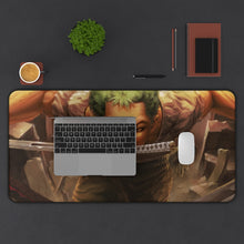 Load image into Gallery viewer, Zoro Roronoa Mouse Pad (Desk Mat) With Laptop
