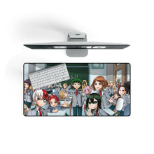 Load image into Gallery viewer, My Hero Academia Izuku Midoriya, Katsuki Bakugou, Tenya Iida, Shouta Aizawa, Tsuyu Asui Mouse Pad (Desk Mat) On Desk
