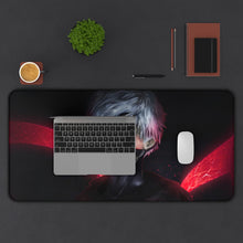 Load image into Gallery viewer, Ken Kaneki Mouse Pad (Desk Mat) With Laptop

