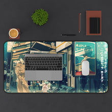 Load image into Gallery viewer, Monogatari (Series) Mouse Pad (Desk Mat) With Laptop
