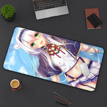 Load image into Gallery viewer, Rokudenashi Majutsu Koushi To Akashic Records Sistine Fibel Mouse Pad (Desk Mat) On Desk
