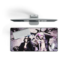 Load image into Gallery viewer, Black Rock Shooter Mouse Pad (Desk Mat) On Desk

