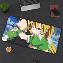 Load image into Gallery viewer, Sword Art Online Kazuto Kirigaya, Suguha Kirigaya Mouse Pad (Desk Mat) On Desk
