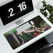 Load image into Gallery viewer, My Hero Academia Izuku Midoriya, Tsuyu Asui Mouse Pad (Desk Mat) With Laptop

