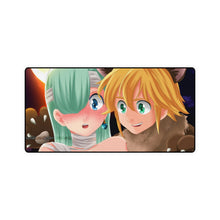 Load image into Gallery viewer, Meliodas and Elizabeth Mouse Pad (Desk Mat)
