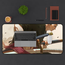 Load image into Gallery viewer, Roronoa Zoro Mouse Pad (Desk Mat) Background
