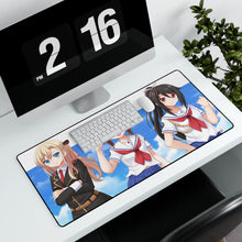 Load image into Gallery viewer, High School Fleet Mouse Pad (Desk Mat) With Laptop
